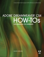 Adobe® Dreamweaver® CS4 How-Tos (9780321618160)