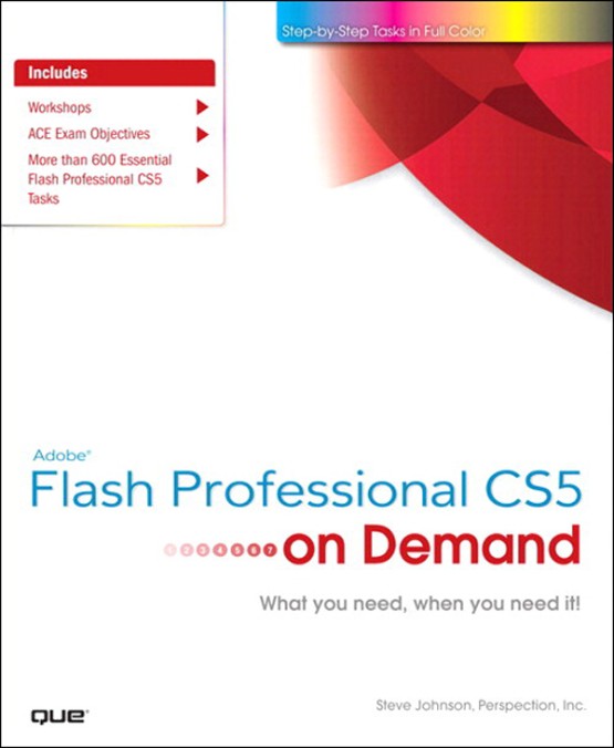 Adobe Flash Professional CS5 on Demand (9780132161145)