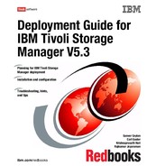 Deployment Guide for IBM Tivoli Storage Manager Version 5 3 (0738490156)