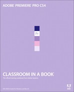 Adobe® Premiere® Pro CS4 Classroom in a Book® (9780321618351)