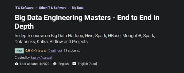 Big Data Engineering Masters – End to End In Depth