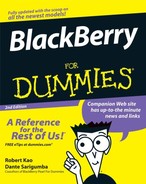 BlackBerry For Dummies® (9780470180792)