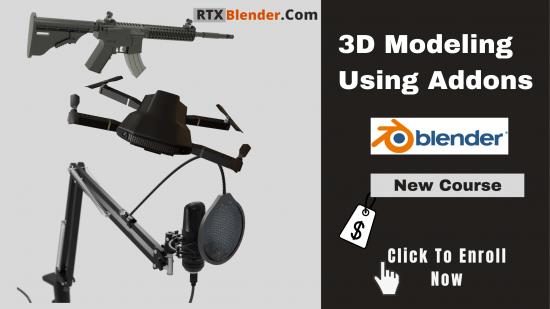 Blender 3D Modeling Using Addons