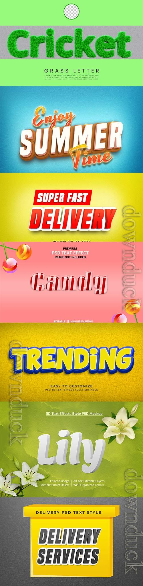 Psd text effect set vol 455