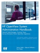 HP OpenView System Administration Handbook (0130352098)