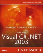 Microsoft® Visual C ®  NET 2003 Unleashed (0672326760)
