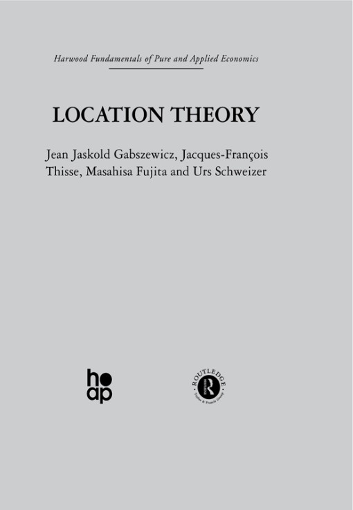 Location Theory (9780415274722)
