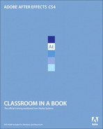 Adobe After Effects CS4 Classroom in a Book (9780321626615)