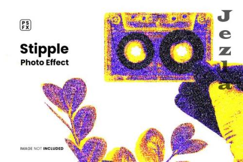 Stipple Photo Effect 
