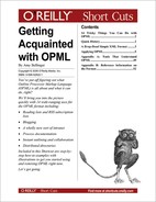 Getting Acquainted with OPML (0596528221)