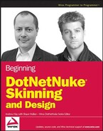 Beginning DotNetNuke® Skinning and Design (9780470109632)