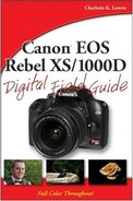 Canon® EOS Rebel XS 1000D Digital Field Guide (9780470409503)