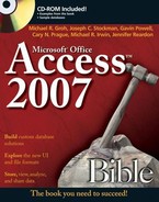 Access™ 2007 Bible (9780470046739)