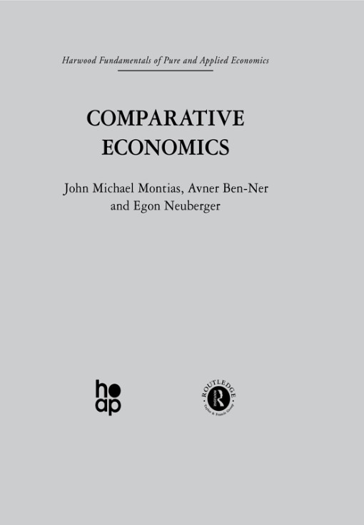 Comparative Economics (9780415866323)