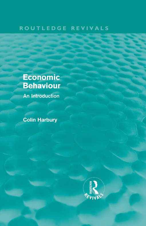 Economic Behaviour (Routledge Revivals) (9780415679114)