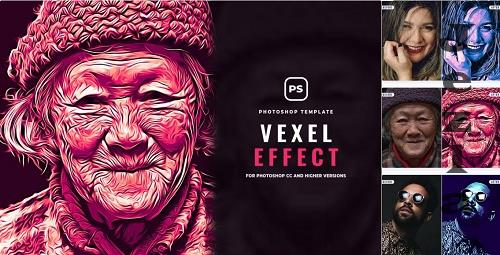 Vexel Effect Photoshop - FBQUD72