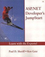 ASP NET Developer s JumpStart (0672323575)