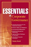 Essentials of Corporate Governance (9780470139813)