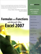 Business Solutions Formulas and Functions with Microsoft® Office Excel 2007 (0789736683)