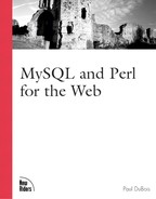 MySQL and Perl for the Web (0735710546)