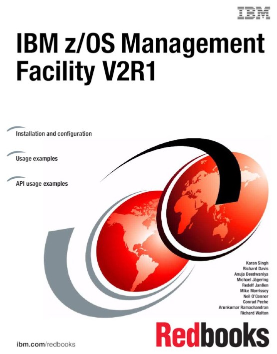 IBM z OS Management Facility V2R1 (073843907X) IBM z OS Management Facility V2R1 (073843907X)