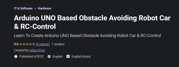Arduino UNO Based Obstacle Avoiding Robot Car & RC-Control