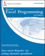 Excel® Programming (9780470591598)