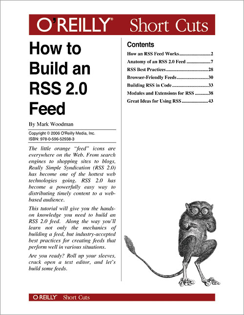 How to Build an RSS 2 0 Feed (9780596529383)