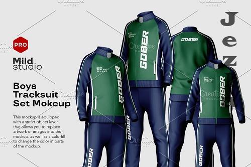 Boys Tracksuit set Mockup - 7000731