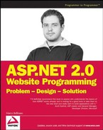 ASP NET 2 0 Website Programming Problem - Design - Solution (9780764584640)