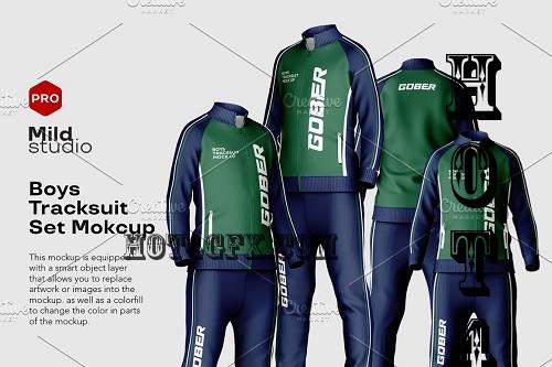 Boys Tracksuit set Mockup - 7000731