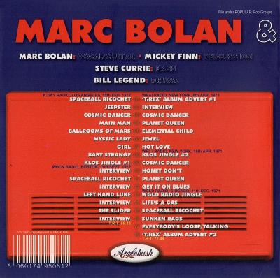 Marc Bolan & T.Rex - Spaceball: The American Radio Sessions (2CD) (2009) FLAC