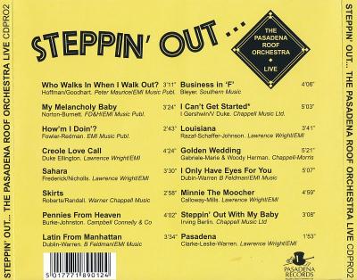 Pasadena Roof Orchestra - Steppin' Out... (1989) FLAC