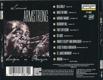 Louis Armstrong - Singin' n' Playin' (1959) (reissued 2001) FLAC