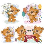 Fotolia - Clip art illustrations of teddy bear (EPS)