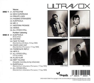 Ultravox - Vienna (1980) (Remastered Definitive Edition, 2008) FLAC
