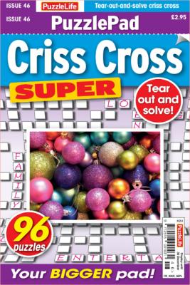 PuzzleLife PuzzlePad Criss Cross Super - 02 December 2021