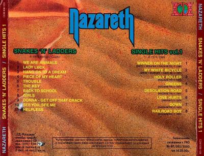 Nazareth - Snakes 'N' Ladders (1989) & Single Hits Vol.1 (1974-1989) FLAC