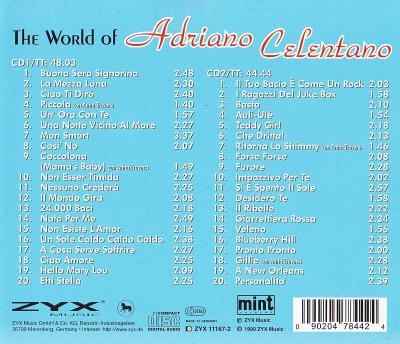 Adriano Celentano - The World Of Adriano Celentano (2CD) (1999) FLAC
