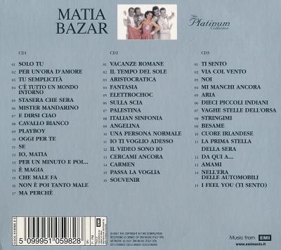 Matia Bazar - The Platinum Collection (3CD Box Set) (2007) FLAC