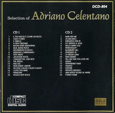 Adriano Celentano - Selection Of Adriano Celentano 2CD (1997) FLAC