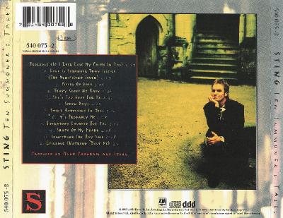 Sting - Ten Summoner's Tales (1993) FLAC