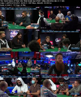 World Series of Poker 2021 Main Event Day 6 Part 1 480p x264-[mSD]