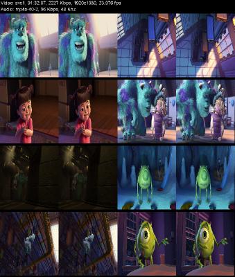 Monsters, Inc  (2001) [3D] [1080p]